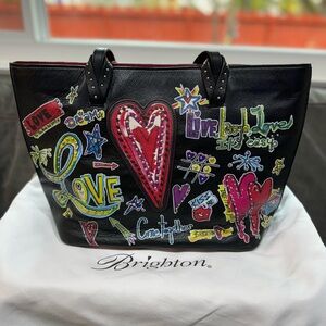 Beautiful Brighton leather “LOVE” bag!